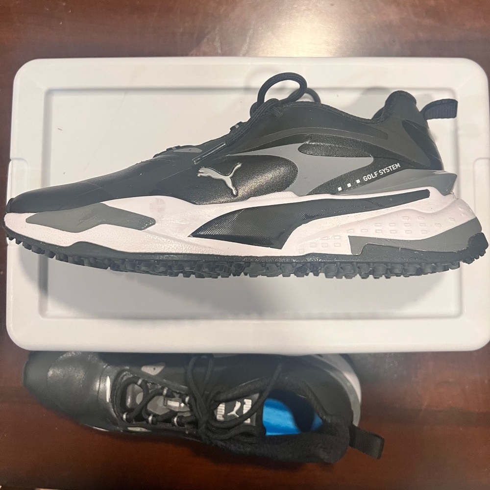 Women's Puma GS Fast Black Golf Shoes - Picture 4 of 4
